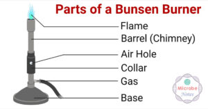 Parts of a Bunsen Burner