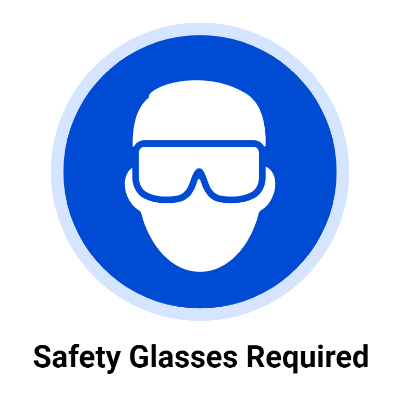 Safety Glasses Required