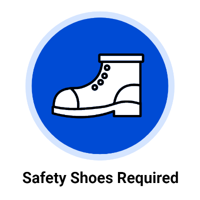 Safety Shoes Required